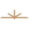 Ekena Millwork Kennewick Timber Gable Bracket, Western Red Cedar, 84"W x 24"H x 3 1/2"D x 3 1/2"F, 7/12 Pitch GBW084X24X0404KEN00SWR - alternate 1